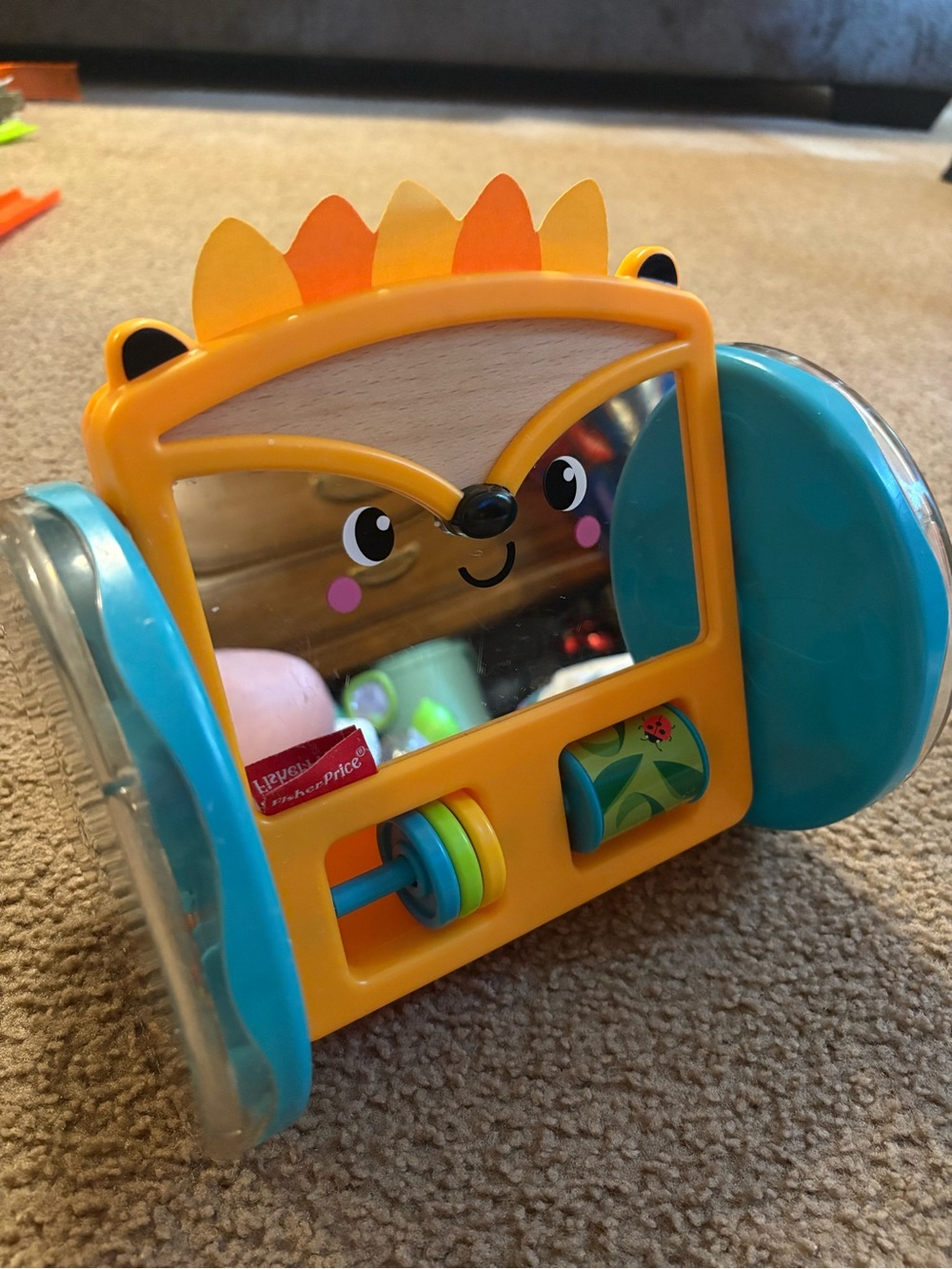 Fisher-Price play & crawl hedgehog mirror